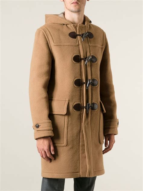 burberry men duffle coat|long overcoat men's burberry.